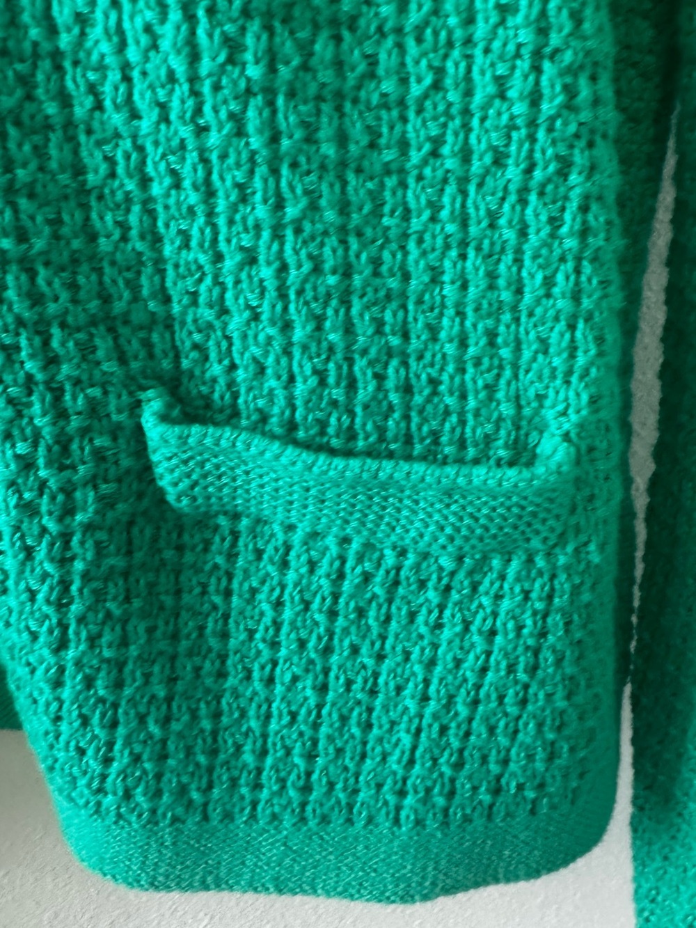 J. Crew Factory Kelly Green Sweater Cardigan Size XL - Picture 5 of 9